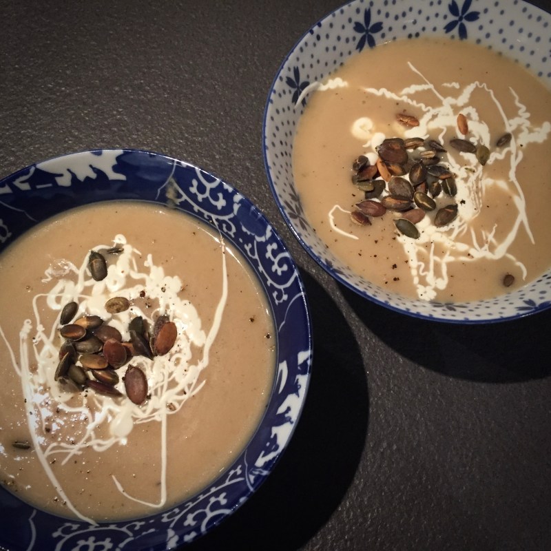 parsnip and ginger soup bowls