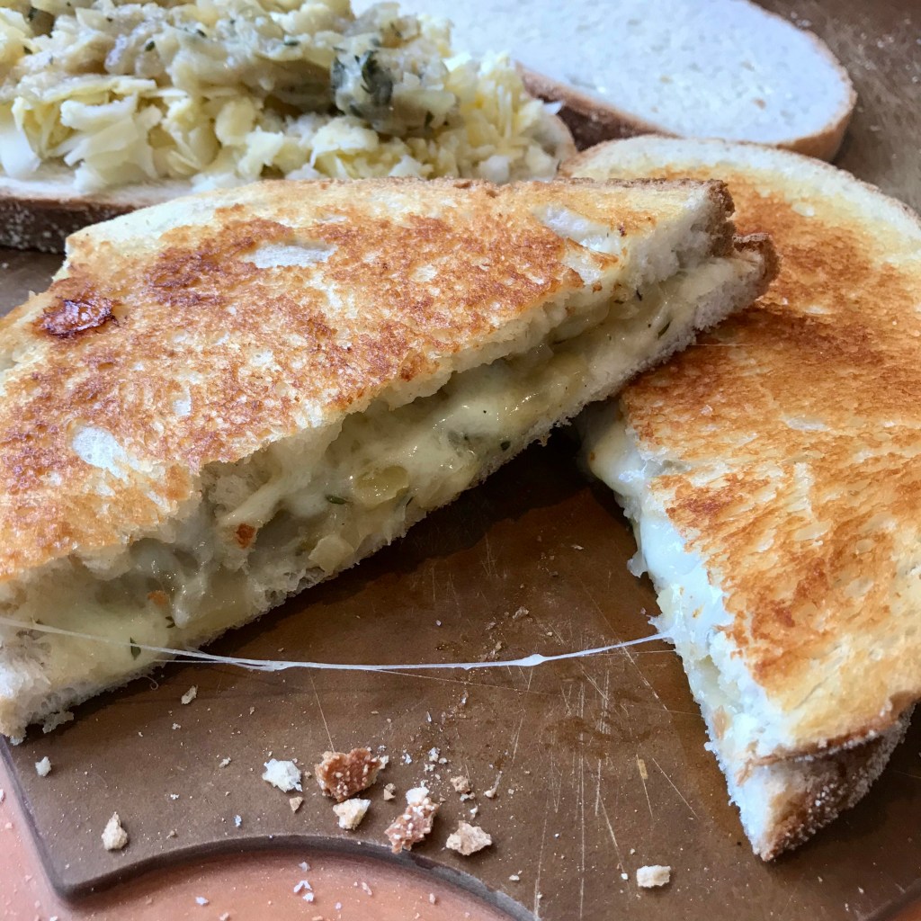 French Onion Grilled Cheese Sandwiches